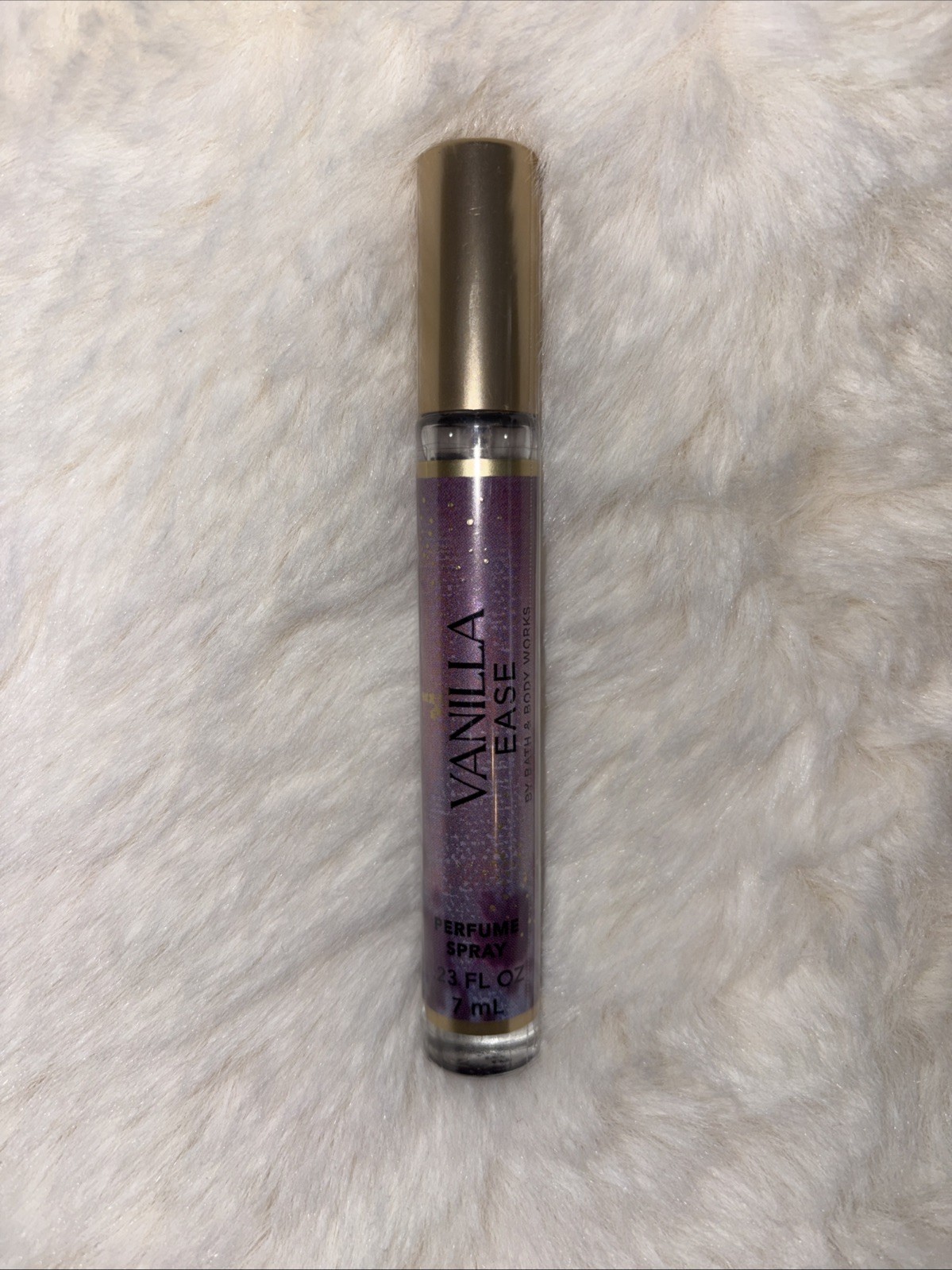 Bath & Body Works Vanilla Ease Mini Perfume Purse Spray .23 oz Travel Sealed New