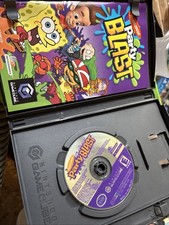 Nickelodeon Party Blast (Nintendo GameCube, 2002) Disc And Booklet