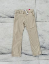 Children  s Place Girls Chino Pants Beige Straight Leg Cotton Youth 7 Preppy NWT