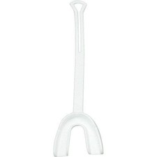 NEW! Mouth Guard Piece Teeth Protector Football Long with Strap - Youth Clear