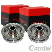 2X Metzger Radnabe Vorne Hinten Beidseitig Passend FÜR Audi A3 Tt Seat Leon