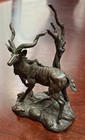 Greater Kudu The Franklin Mint Bronze Figure Polland 1976 African Animal Series — photo 1