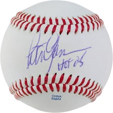 Peter Gammons Signed Rawlings Baseball HOF 05 Red Sox Proof COA MLB Autographed