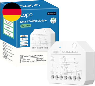 Tapo S112 | 2-Kanal WLAN Und Bluetooth Smart Relaisschalter   6A | Rolladen- Und