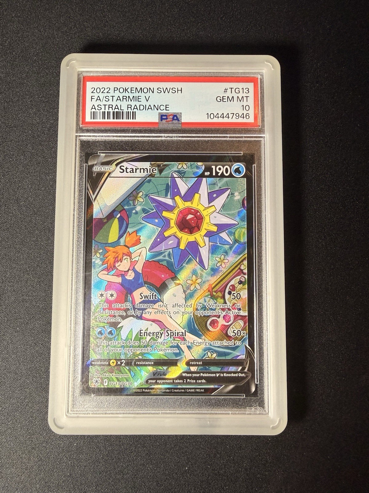 Starmie V TG13/TG30 PSA 10 | Astral Radiance Trainer Gallery Card | Pokemon TCG