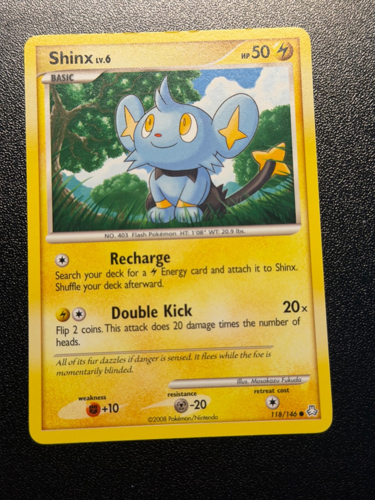 Shinx 118/146 Diamond & Pearl Legends Awakened Pokemon Card