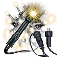 diLED 100 LED Lichterkette FüR AußEn Warm-Weiß Erweiterbar Lichterkette System