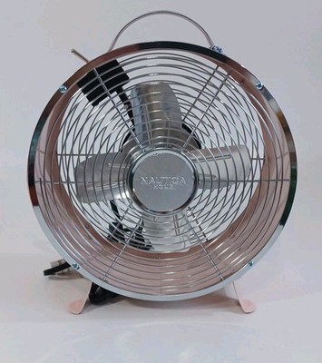 Nautica Home Pink Chrome 10'' - 2 Speed Bedroom - Dorm Room Fan, Brand New 