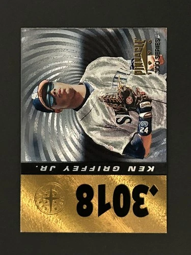 1996 Pinnacle STARBURST #185 Ken Griffey Jr Museum Collection RARE PARALLEL