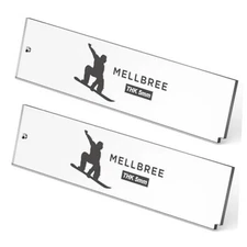  Ski Wax Scraper, 2Pack Snowboard Wax Plastic Scraper Ski Snowboard Wax 2 Pack