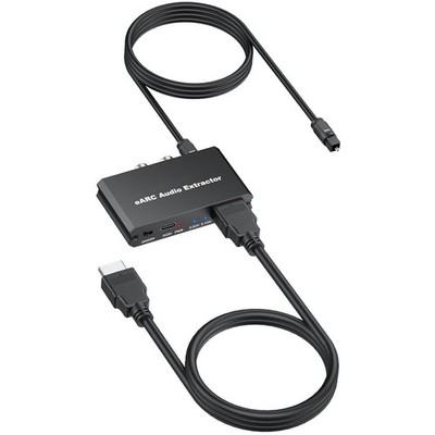 1PCS EARC/ARC Audio Converter, DTS Lossless ARC to Optical/Coaxial Adapter