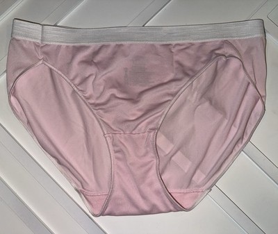 Vintage Hanes Brief Panties Women s 7 Large Cool Comfort High Hip Bikini Cut 