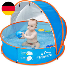 Peradix 4 in 1 Pop up Baby Planschbecken,Babypool Mit UV Schutz B&auml;llepool, Baby