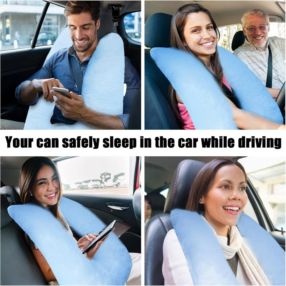 Comfortable Travel Neck Pillow for Adults & Kids - Car Cushion Support Comfortable Travel Neck Pillow for Adults & Kids - Car Cushion Support