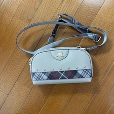 Kinloch Anderson Shoulder Bag Gray & Chain Wallet Pouch