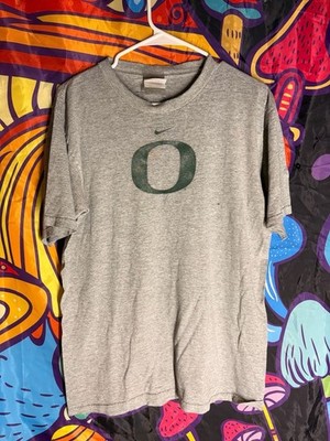 Vintage Nike Oregon Ducks Heather Gray T-Shirt Small
