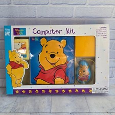Winnie The Pooh Computer Kit Mousepad Mouse Disney Interactive -  Vintage New