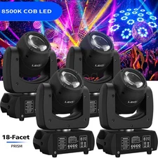 4pcs 150W LED Moving Head Light RGBW 8Gobo Beam Stage Spot Lighting DJ Disco DMX