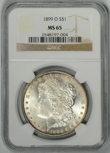 1899-O  NGC  MS65  Gem Morgan Dollar  *  New Orleans Mint  *  #2548197-004