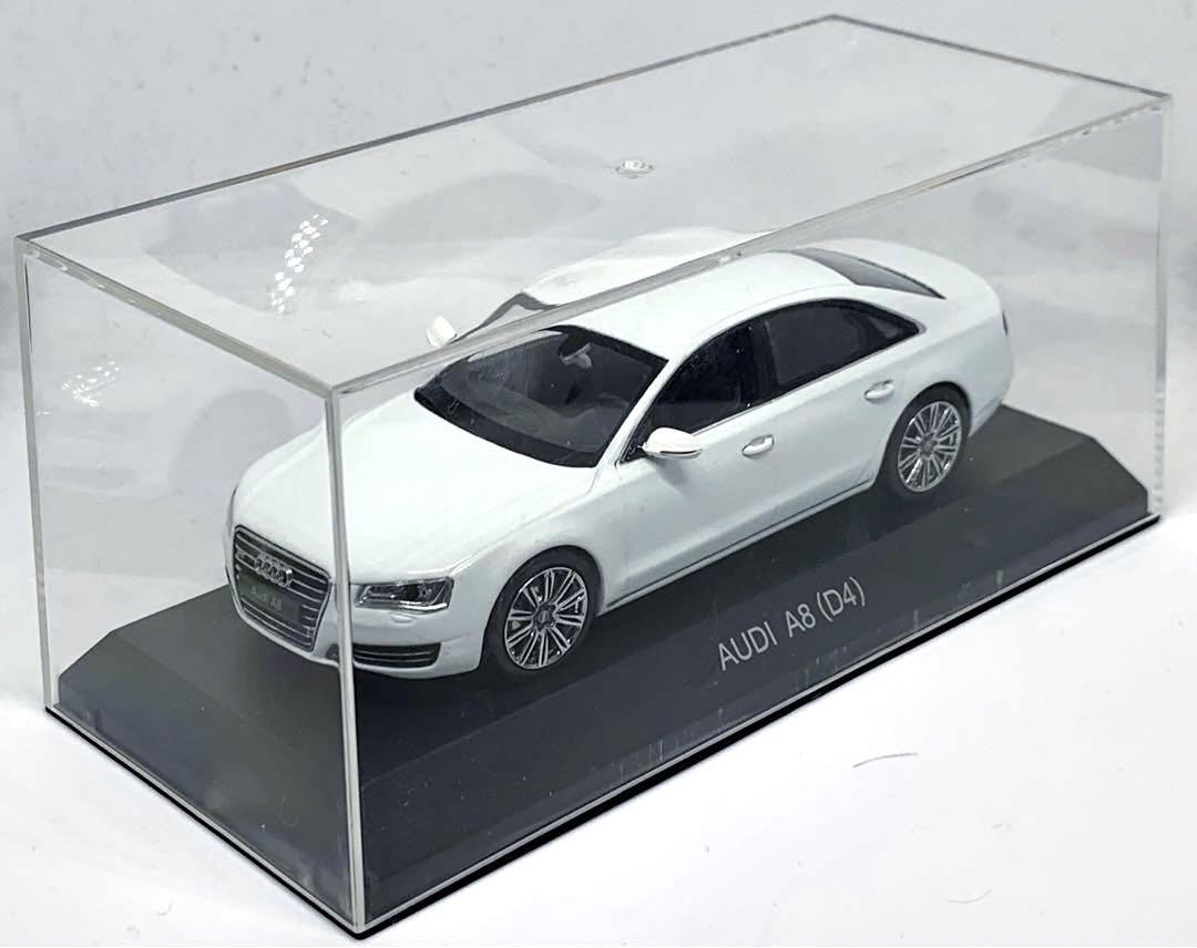 京商 アウディ A8 D4 ホワイト 1/43 モデルカー ミニカー Amazon | ミニカー 1/43 京商 アウディ A8 D4 ホワイト モデル