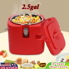 Commercial Food Warmer/Coolers, Insulated Soup Container Carrier Carrier 2.5gal