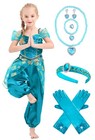 Arabian Princess Costume for Girls 7-8 Years - Halloween Dress Up  Party
