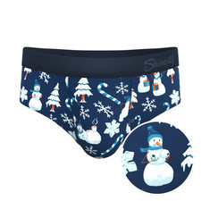 Shinesty "The Big Blizzard" Naughty Snowmen Ball Hammock  Pouch Briefs Underwear