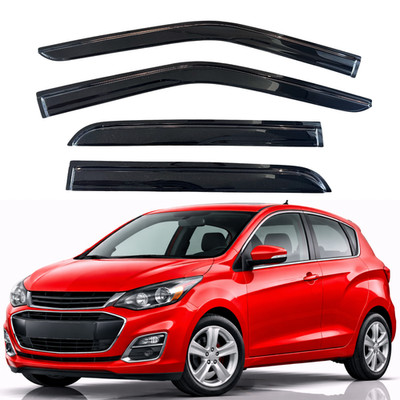 KPY Rain Guards Window Visors 2016-2022 Chevrolet Spark, 4 Piece (Out-Channel)
