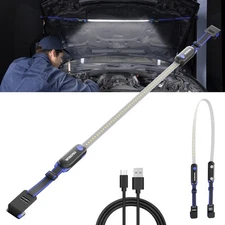 WORKPRO Rechargeable Underhood Work Light, 25inch Long Foldable LED Work Light