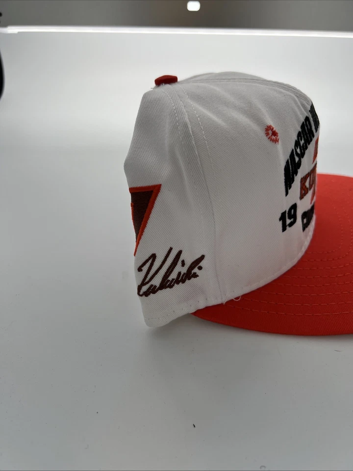 De colección 1992 Nascar Winston Cup Champion Alan Kulwicki Sombrero Snap Back Grande D32 Foto 2 de 4
