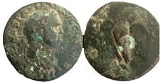 Vespasian AE As. Lugdunum mint, struck 77-78 AD
