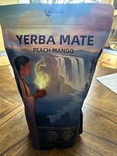 Yerba Mate Instant Tea Powder - Peach Mango 30 Servings EXP 6/27 NEW