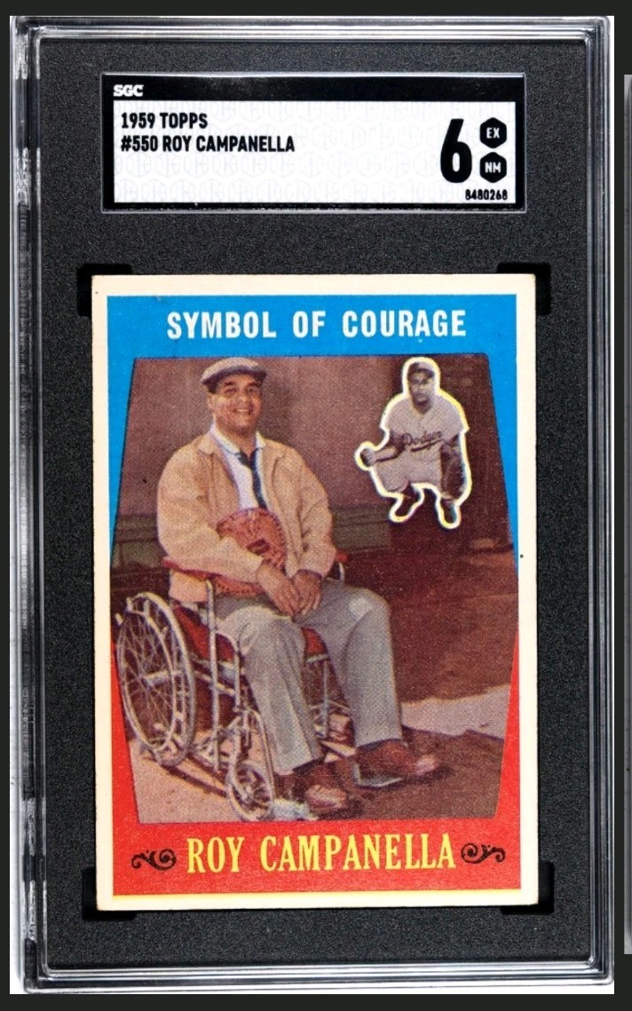 SGC 6 - 1959 Topps - High # Roy Campanella #550 - *TEXCARDS*