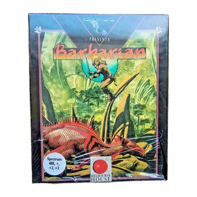 Barbarian ZX Spectrum Boxed Game - New Barbarian Ungeöffnet Rare Vintage Spectrum