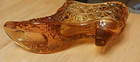 Vintage Amber Glass Shoe — photo 2