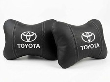 2pcs Toyota Premium Headrest Pillows Set Of 2 Pillows Custom Embroidered Neck 2pcs Toyota Premium Headrest Pillows Set Of 2 Pillows Custom Embroidered Neck