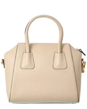 Valentino By Mario Valentino Minimi Rock Leather Satchel Women's White