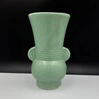 Vintage Brush McCoy Pottery (1) 6” Mint Green Vase Art Deco Small #527 USA
