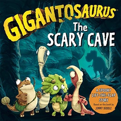 Cyber Group Studios - Gigantosaurus  The Scary Cave   lift-the-flap b - H245z