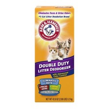 Cat Litter Deodorizer Powder for Odor Control, Fresh Scent, 42.6 oz, Double Duty