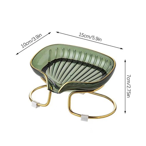 1Pcs Soap Dish Holder With Drain Soap Holder Soap Tray Soap Box For Hotel F1 - Bild 3 von 12