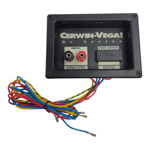 Cerwin-Vega Re Series Speaker Terminal Cup Crossover Input Fuse Access 4 Ohm