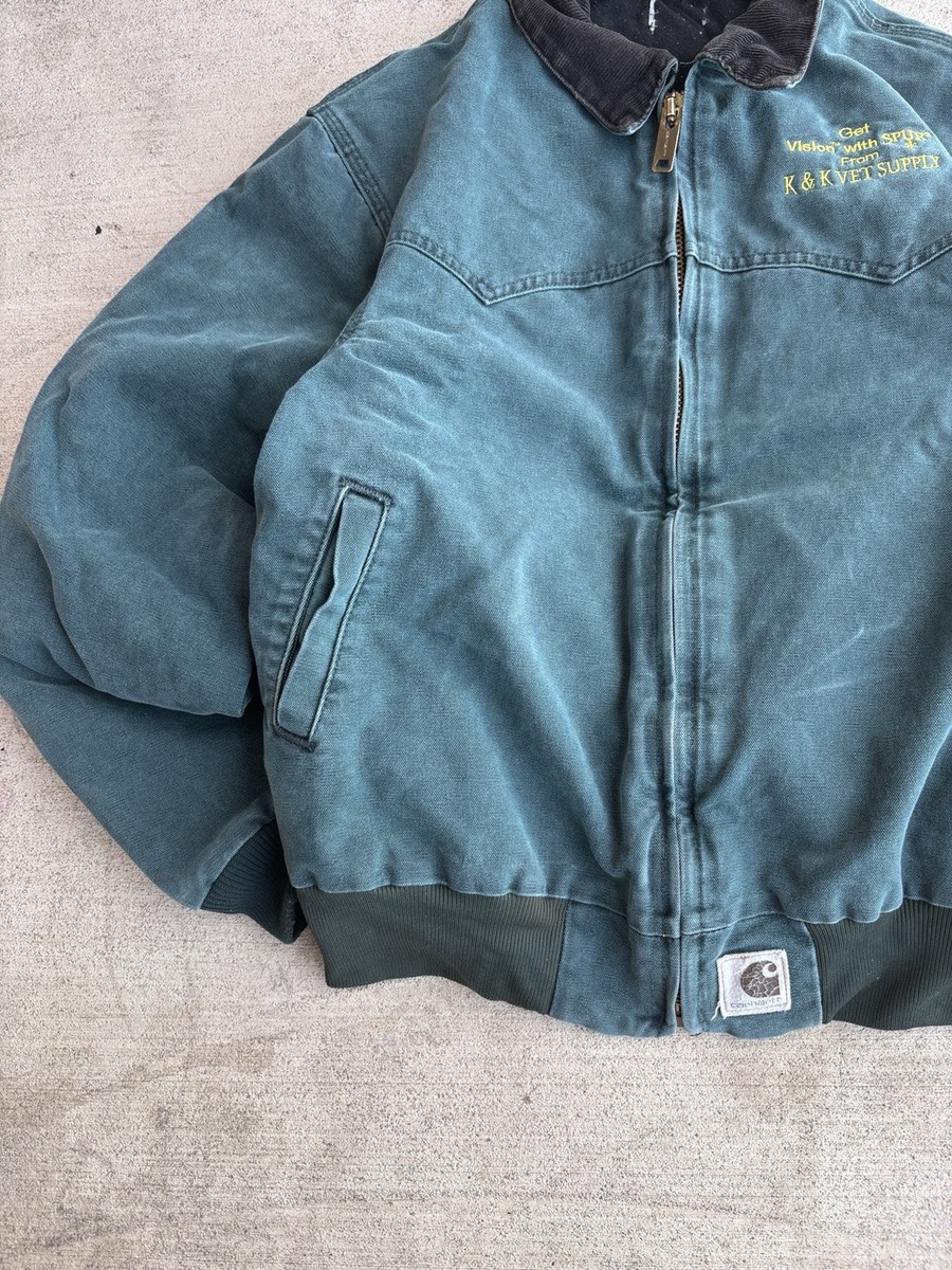 Vintage 90s Carhartt Santa Fe Aspen Green Jacket Size Large Vintage 90s Carhartt Santa Fe Aspen Green Jacket Size Large