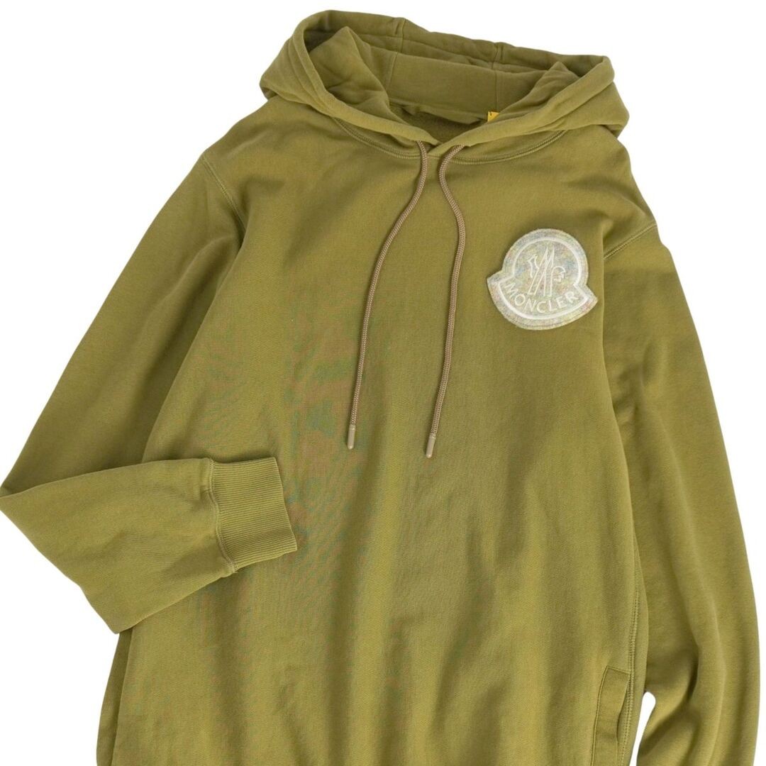 Moncler Hoodie 2021 Sweatshirt Long Sleeve Cotton Top Men's S Khaki Used MOLO-0 thumbnail 2