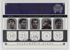 2004-05 Skybox Fresh Ink Five On Mike Bibby Kevin Martin Peja Stojakovic HOF px8