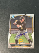 Garret Forrester 2023 1st Bowman CHROME signed autograph baseball card b