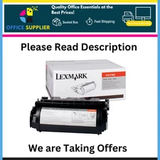 Lexmark 12A7362 Black High Yield Toner Cartridge