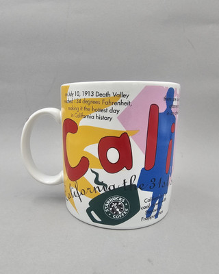 Starbucks 1997 California 'States of Bean' Coffee Mug 20oz