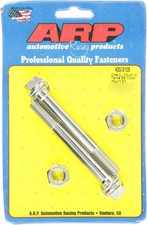 Motor Mount Bolt Kit, Hex Head, Stainless, Polished, Mount to Frame, GM V6 /