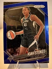 2025 Panini Prizm WNBA - Kiah Stokes #58 Blue Velocity Prizm